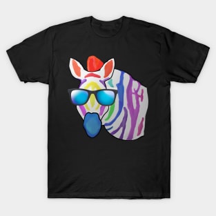 Rainbow Zebra T-Shirt